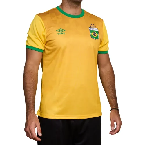Umbro Camiseta Deportiva Hombre Futbol Tournament Jersey Ss Mens - Brasil
