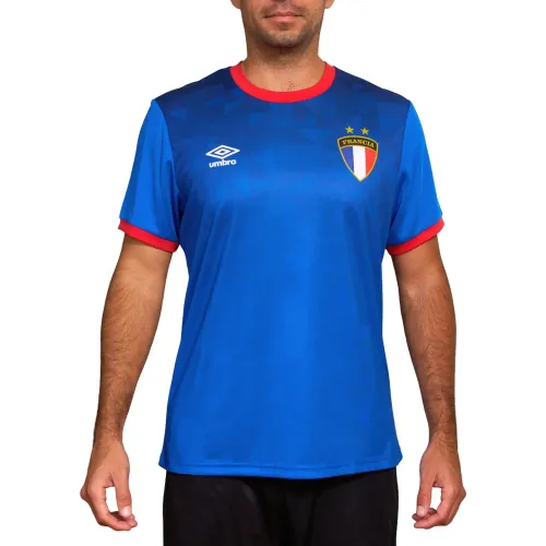 Camiseta Umbro Deportiva Hombre Futbol Tournament Jersey Ss Mens - Francia color azul | Platanitos