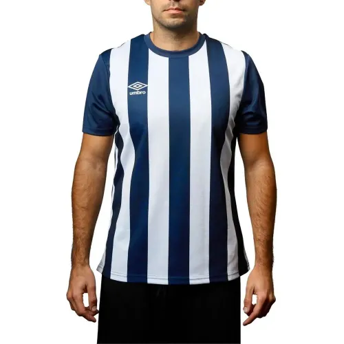 Camiseta Umbro Futbol Hombre Kstwj01 Striped Jersey Ss - Adult color azul | Platanitos