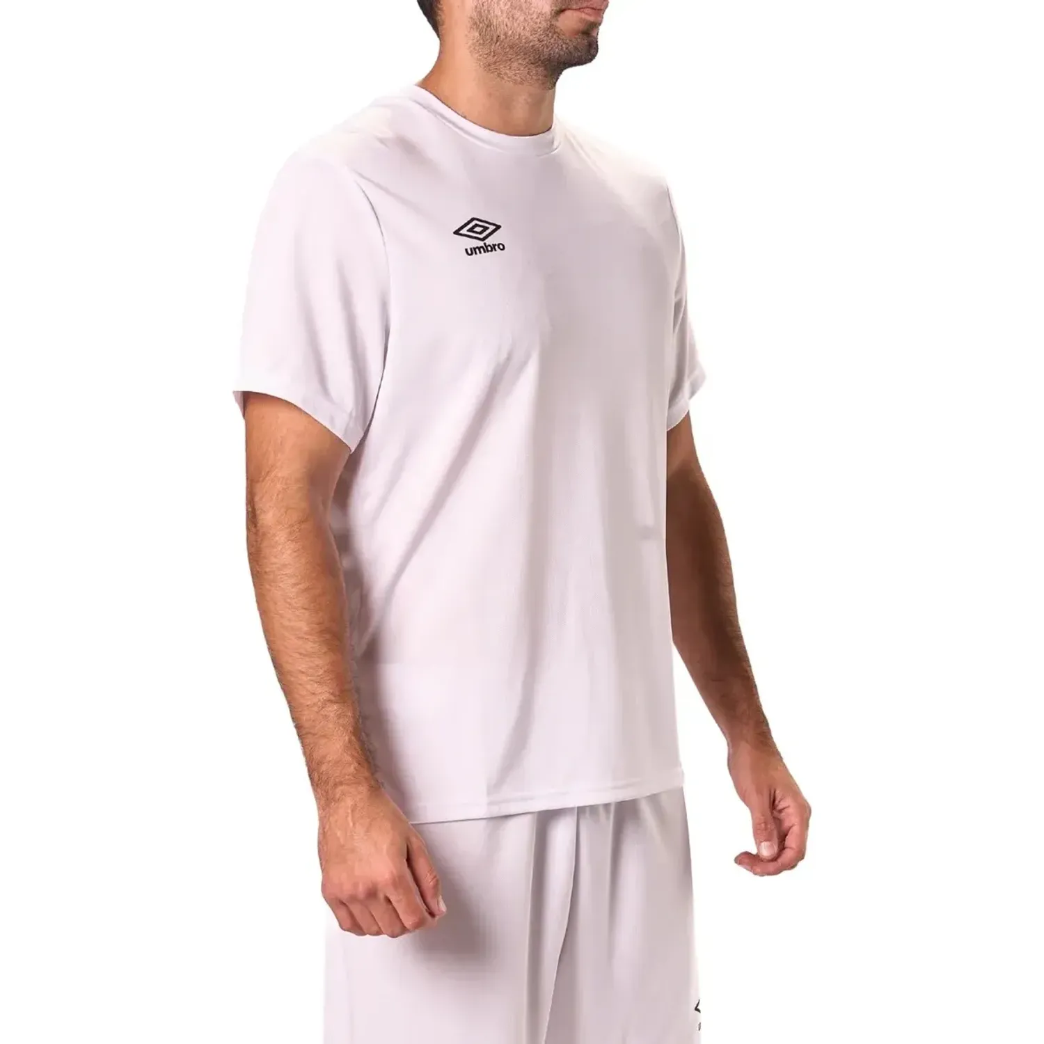 Camiseta Umbro Deportiva Hombre Futbol Team Jersey Ss color blanco | Platanitos