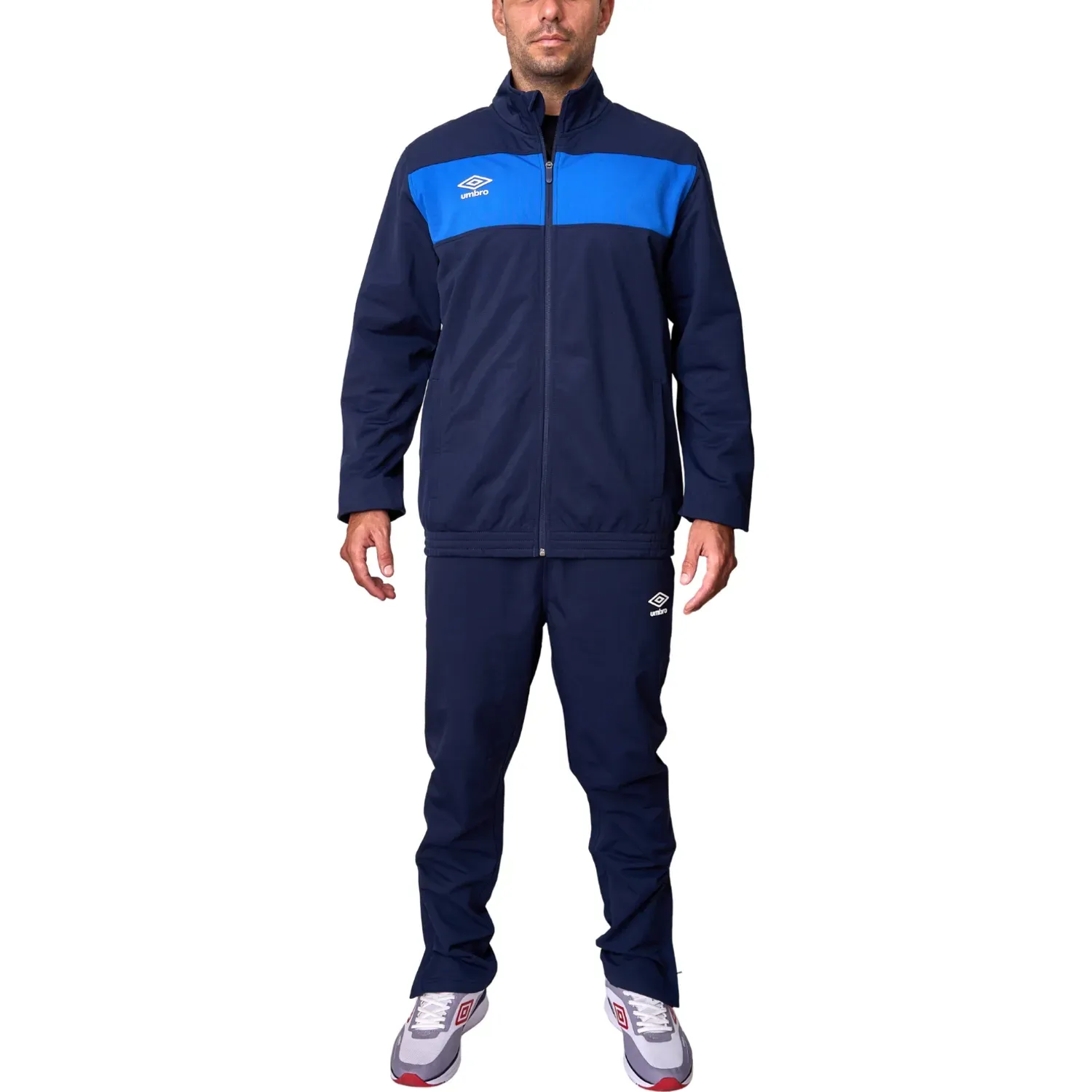 Conjunto Umbro Deportivo Hombre Knit Tracksuit color azul / azulino | Platanitos