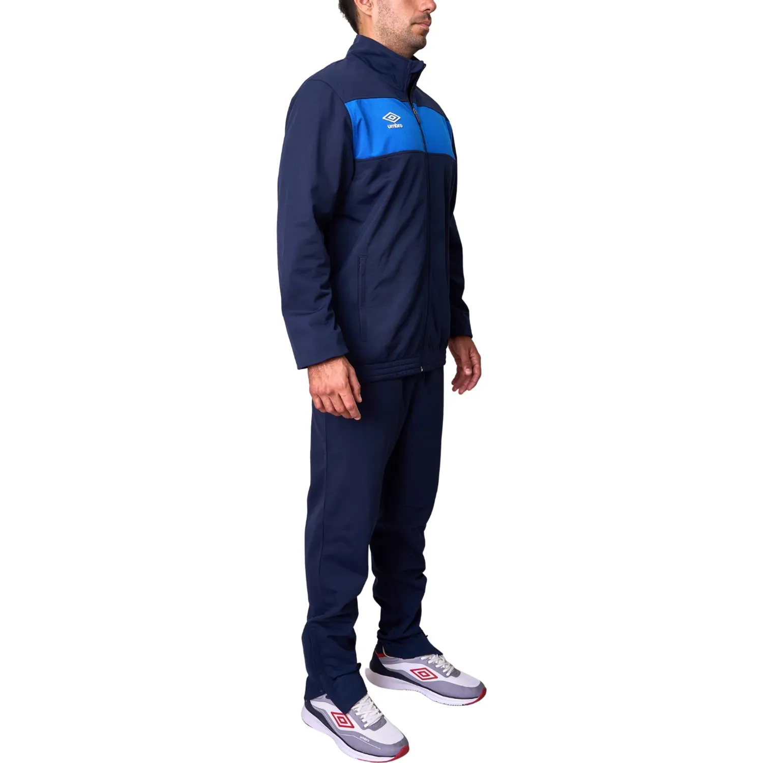 Conjunto Umbro Deportivo Hombre Knit Tracksuit color azul / azulino | Platanitos