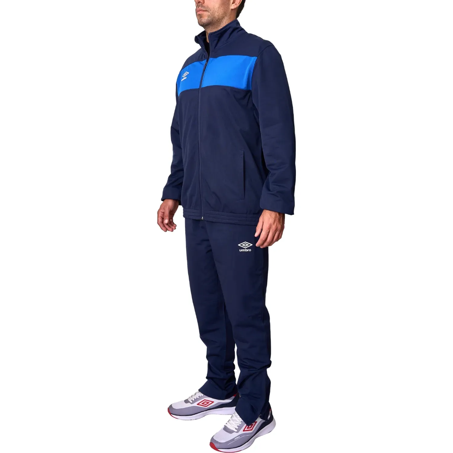 Conjunto Umbro Deportivo Hombre Knit Tracksuit color azul / azulino | Platanitos