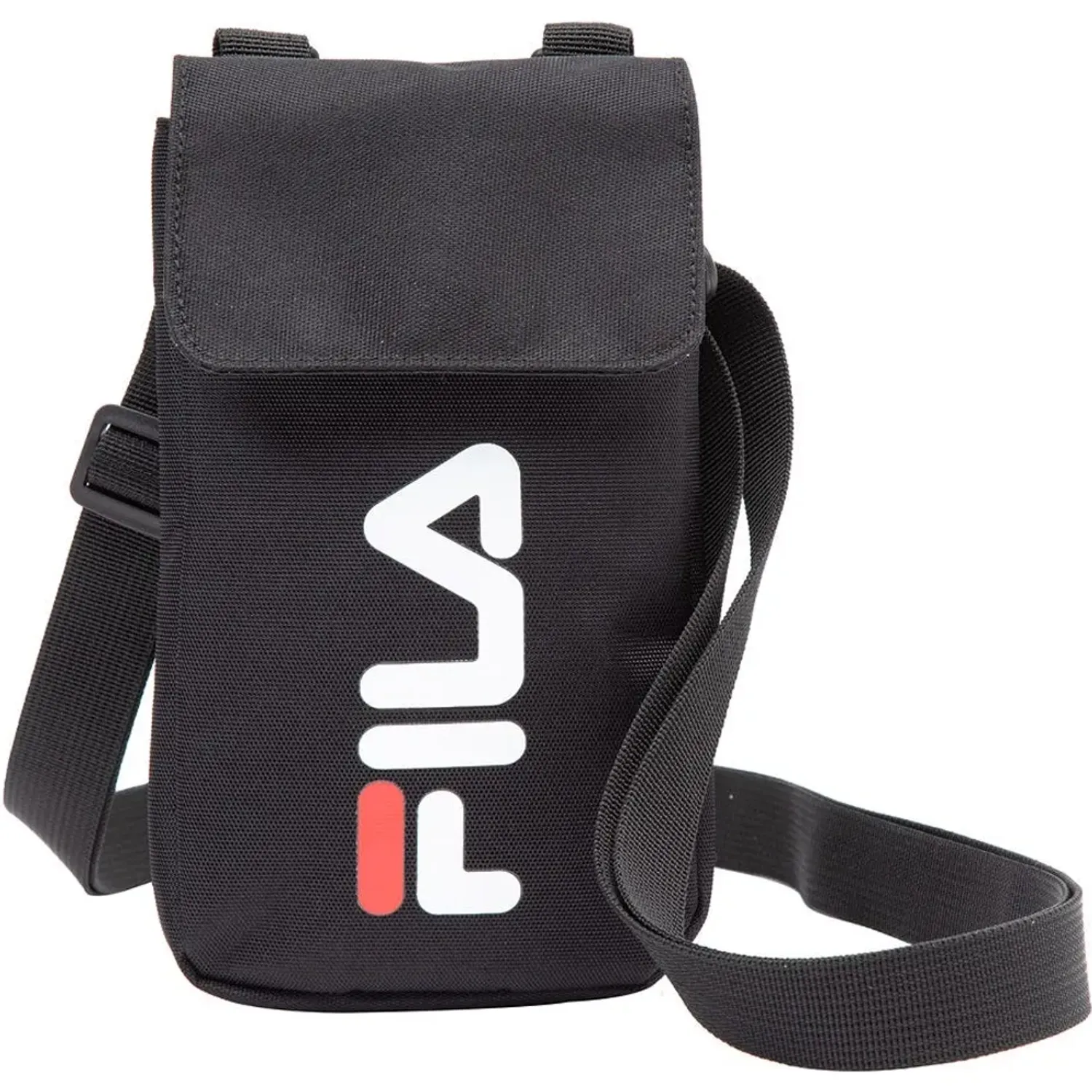Morral Fila Deportivo Unisex Side Bag Pouch color negro | Platanitos