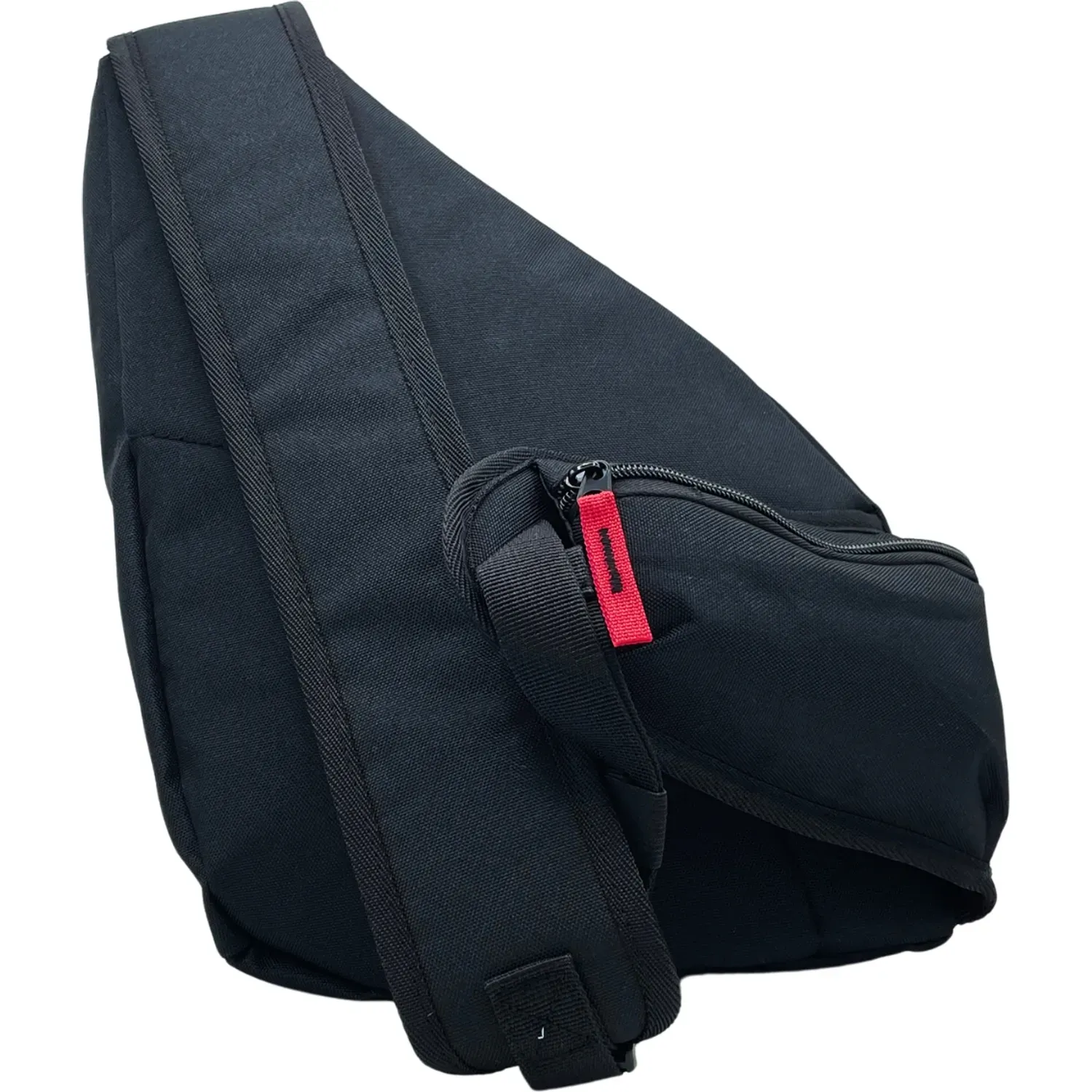 Morral Umbro Deportivo Unisex The Wallace Sling Bag color negro / plomo | Platanitos