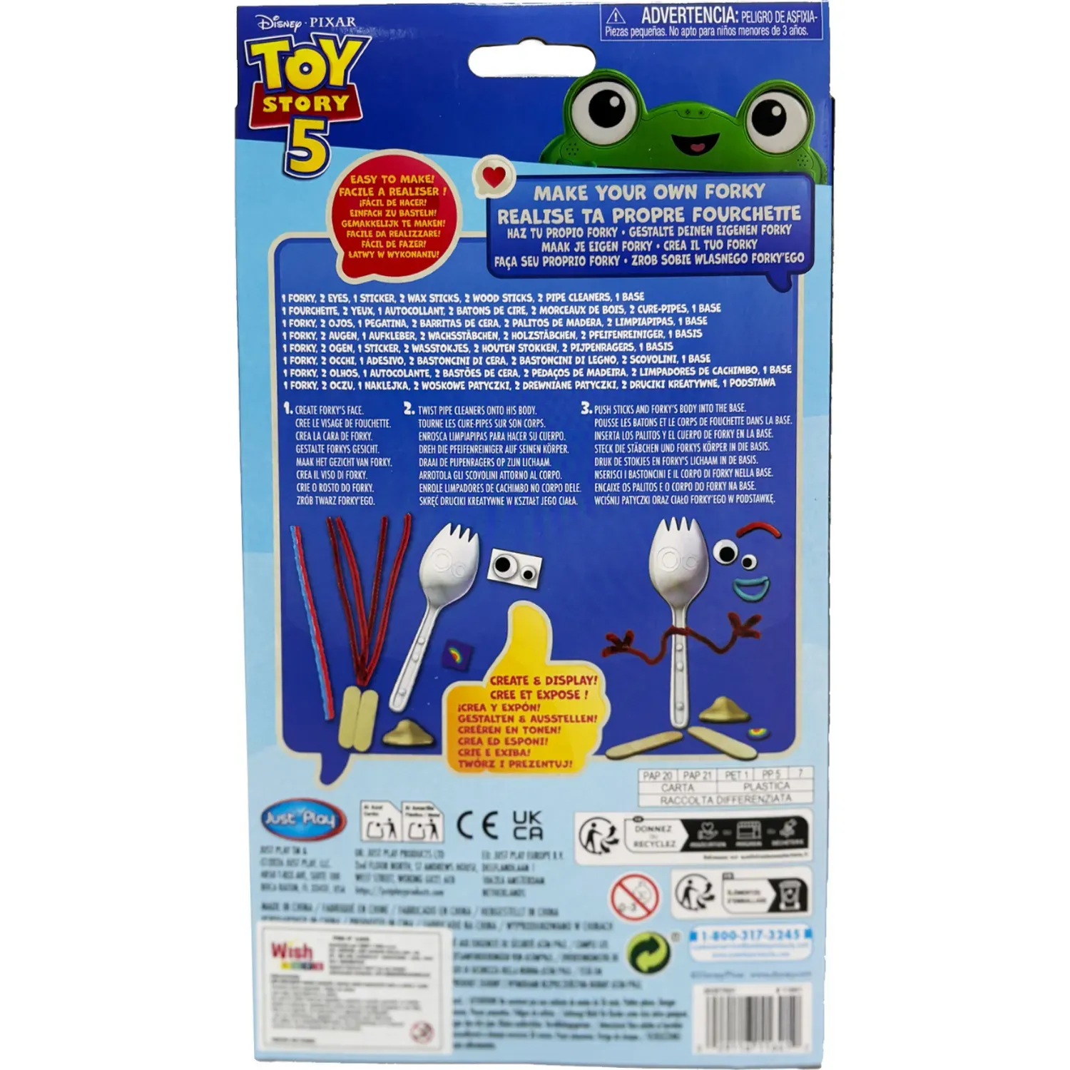 Set Toy Story Crea Tu Forky- Toy Story 5 color varios | Platanitos