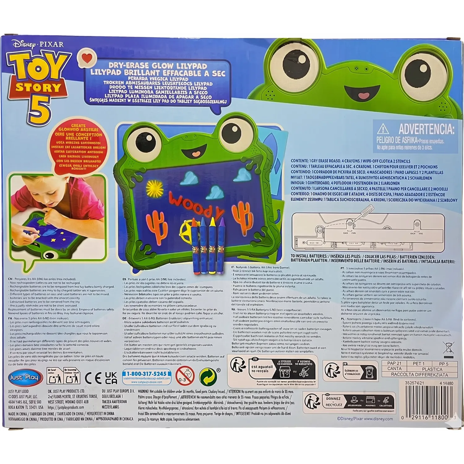 Pizarra Toy Story Borrable- Toy Story 5 color varios | Platanitos