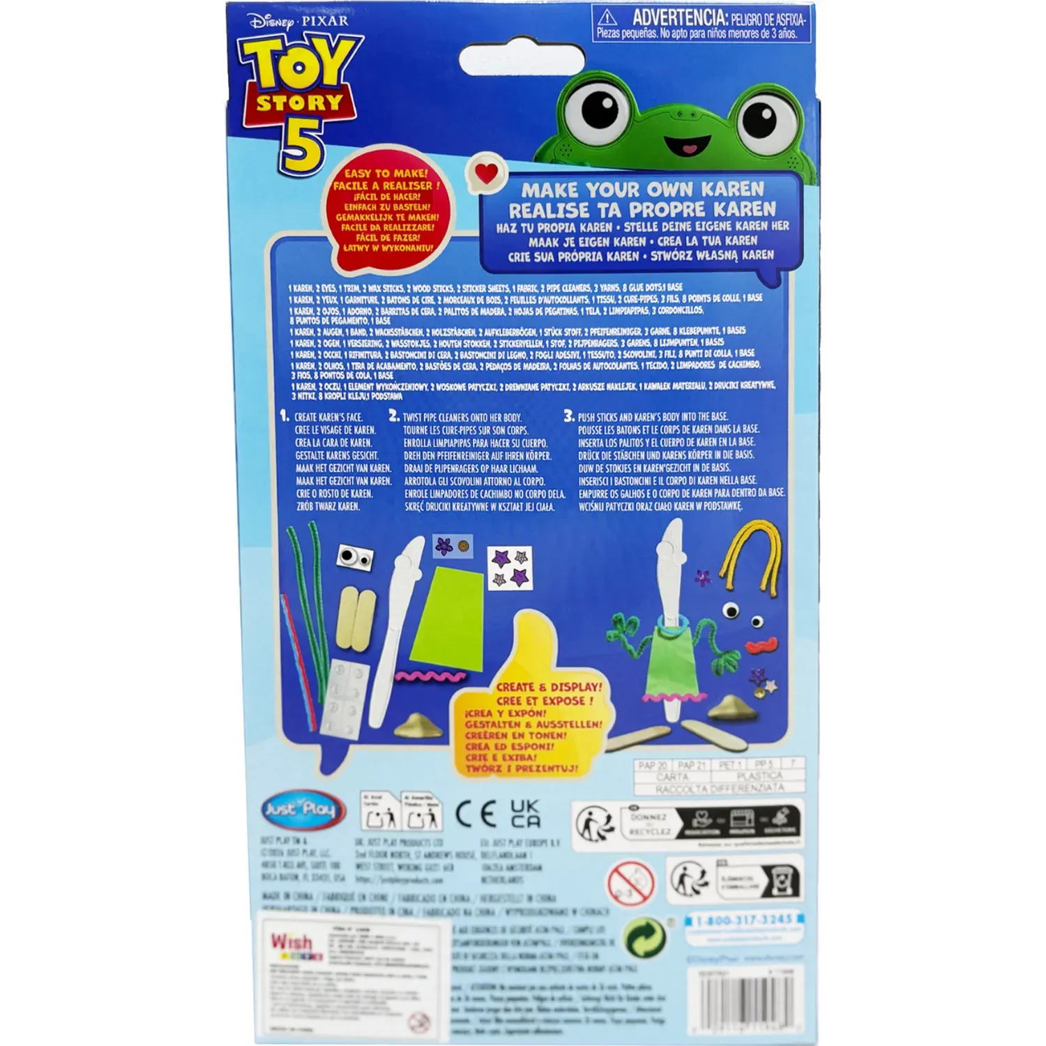Set Toy Story Crea Tu Karen- Toy Story 5 color varios | Platanitos