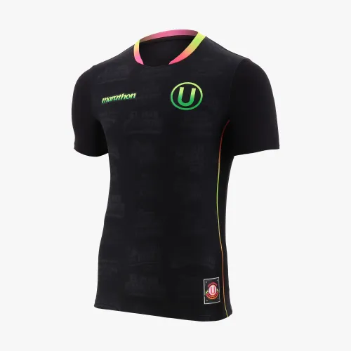 Camiseta Universitario Futbol Hombre Universitario color negro | Platanitos