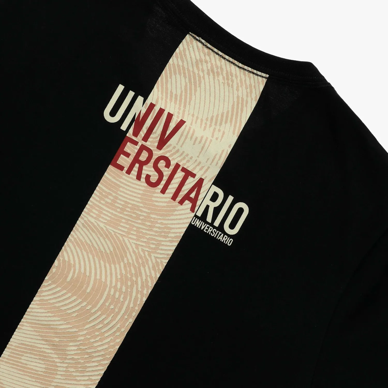 Polo Universitario Hombre Hincha 2026 color negro | Platanitos