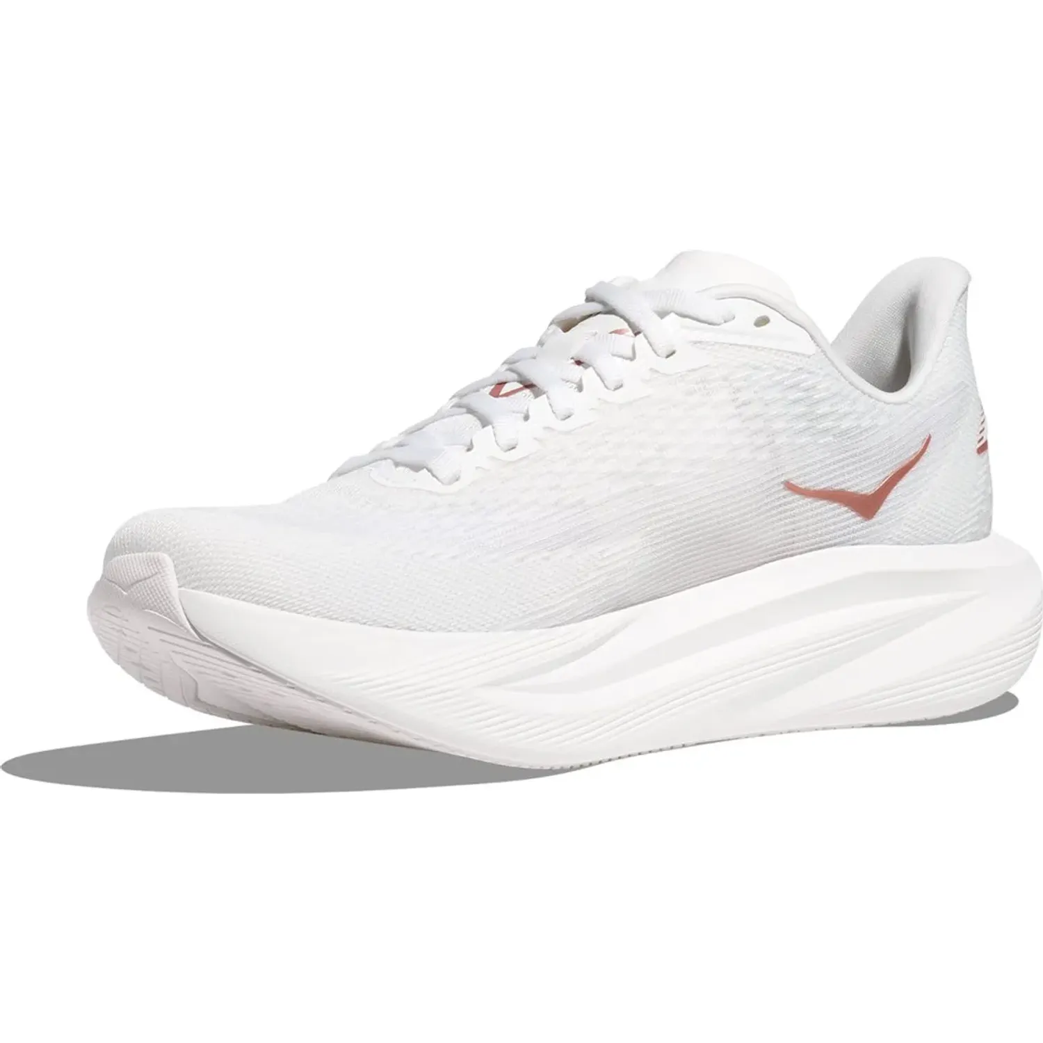 Zapatillas Hoka Running Mujer Mach 7 color blanco | Platanitos