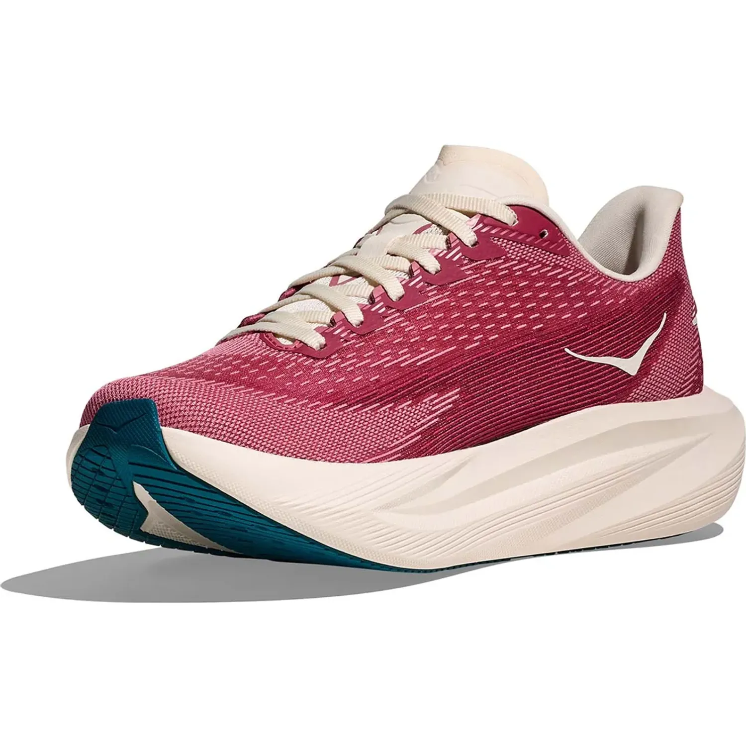 Zapatillas Hoka Running Mujer Mach 7 color rojo | Platanitos
