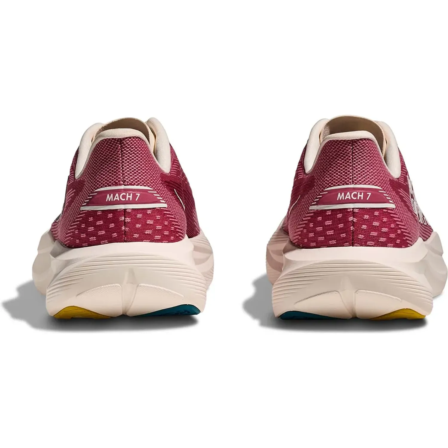 Zapatillas Hoka Running Mujer Mach 7 color rojo | Platanitos