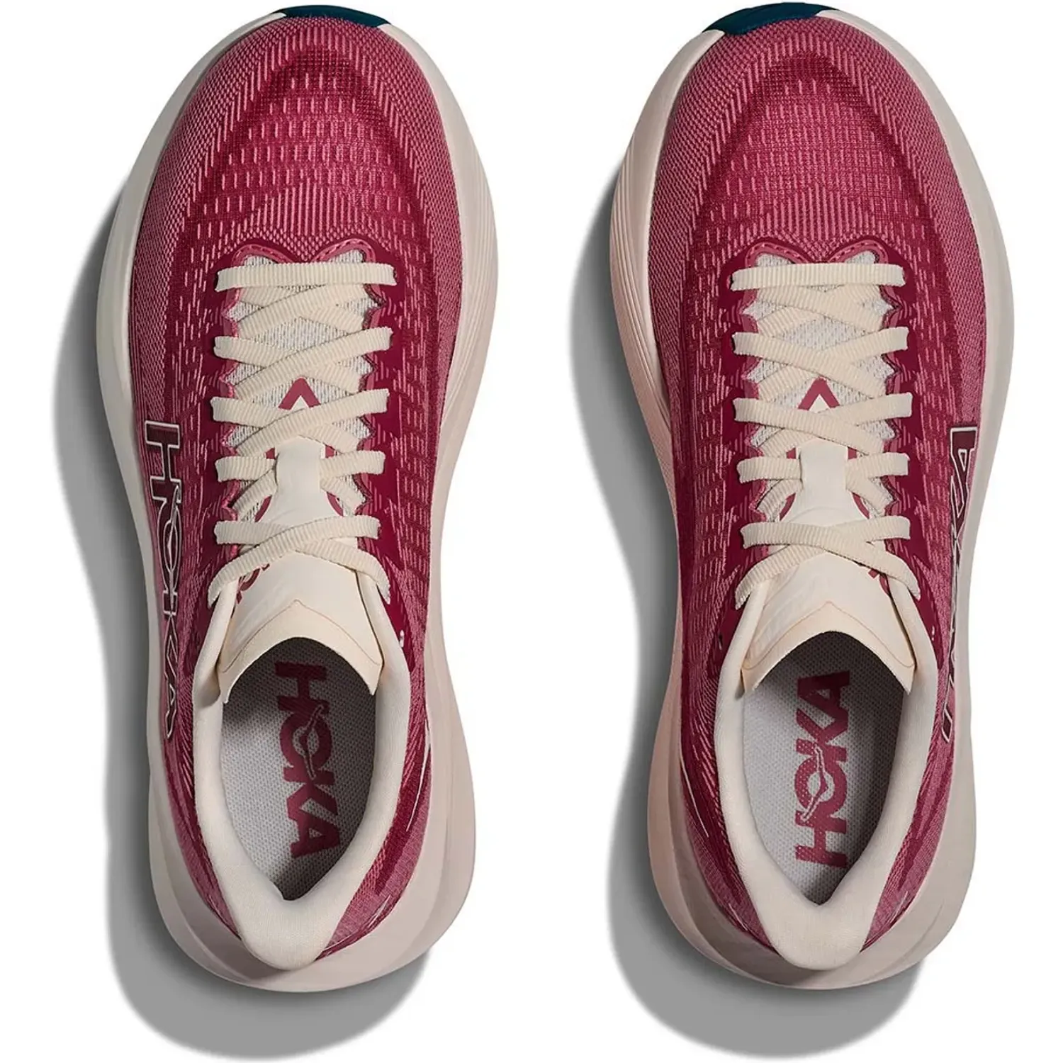 Zapatillas Hoka Running Mujer Mach 7 color rojo | Platanitos