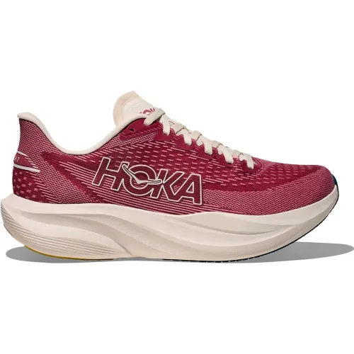 Zapatillas Hoka Running Mujer Mach 7 color rojo | Platanitos