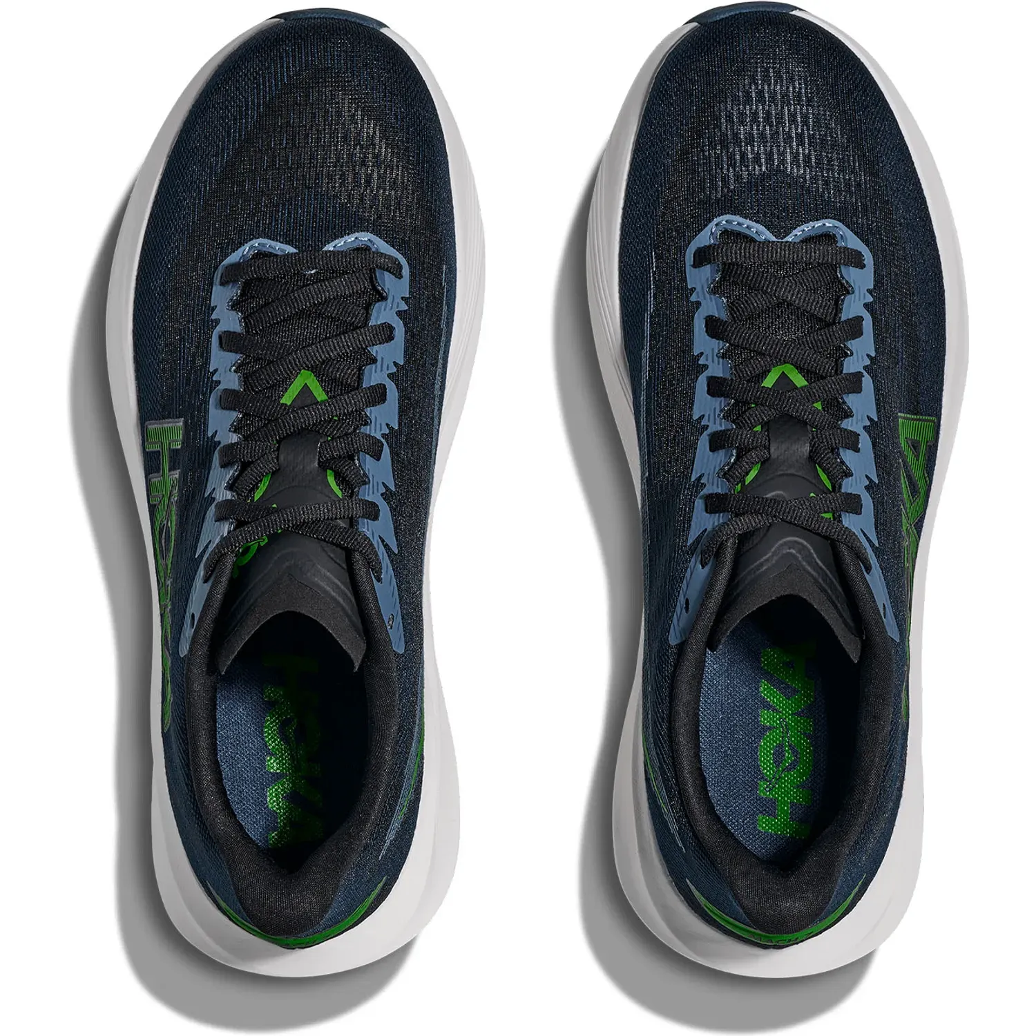 Zapatillas Hoka Running Hombre Mach 7 color azul | Platanitos