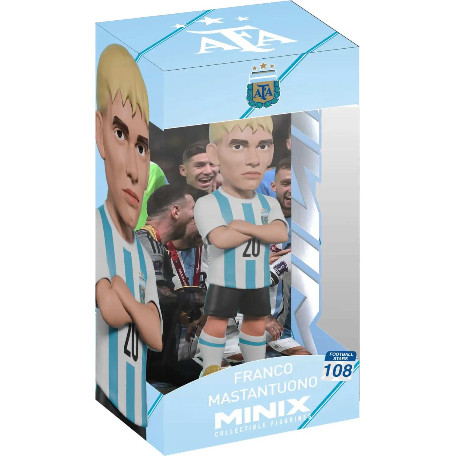 Estrellas Minix De Futbol - Franco Mastantuono (Argentina) color varios | Platanitos