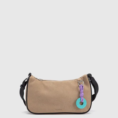 Purse Bubba Bags Mujer Suede color beige | Platanitos