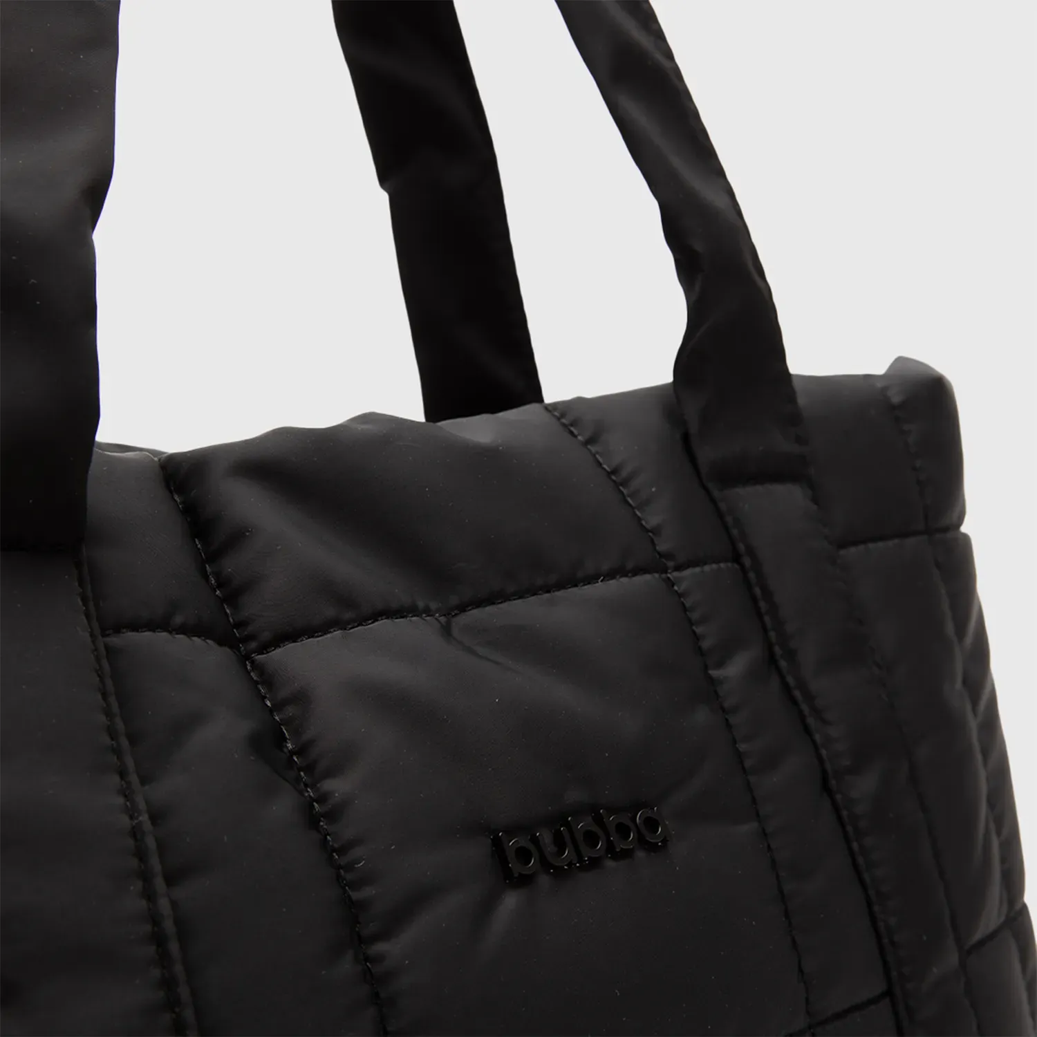 Tote Bubba Bags Mujer Puffer color negro | Platanitos