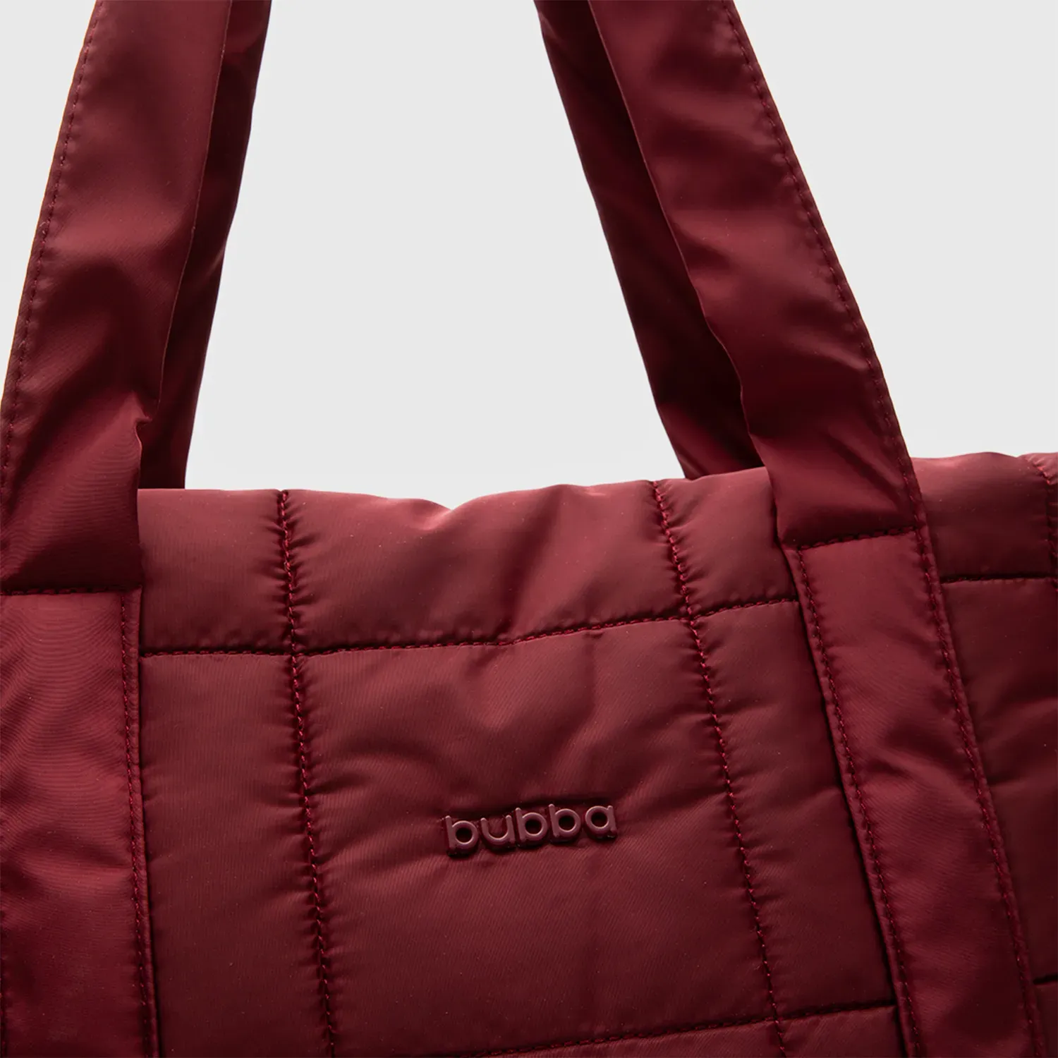 Tote Bubba Bags Mujer Puffer color rojo | Platanitos