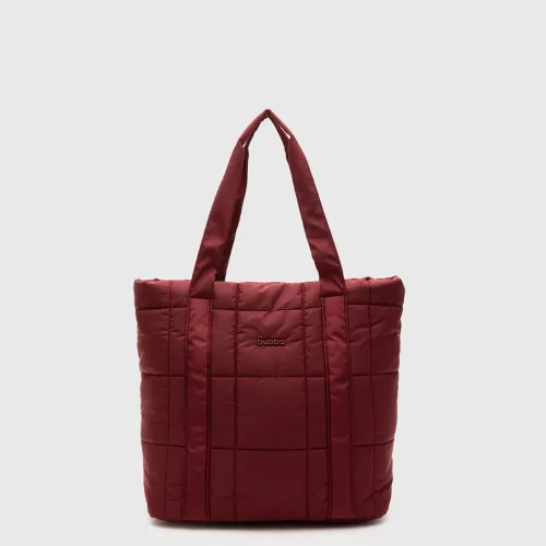 Tote Bubba Bags Mujer Puffer color rojo | Platanitos