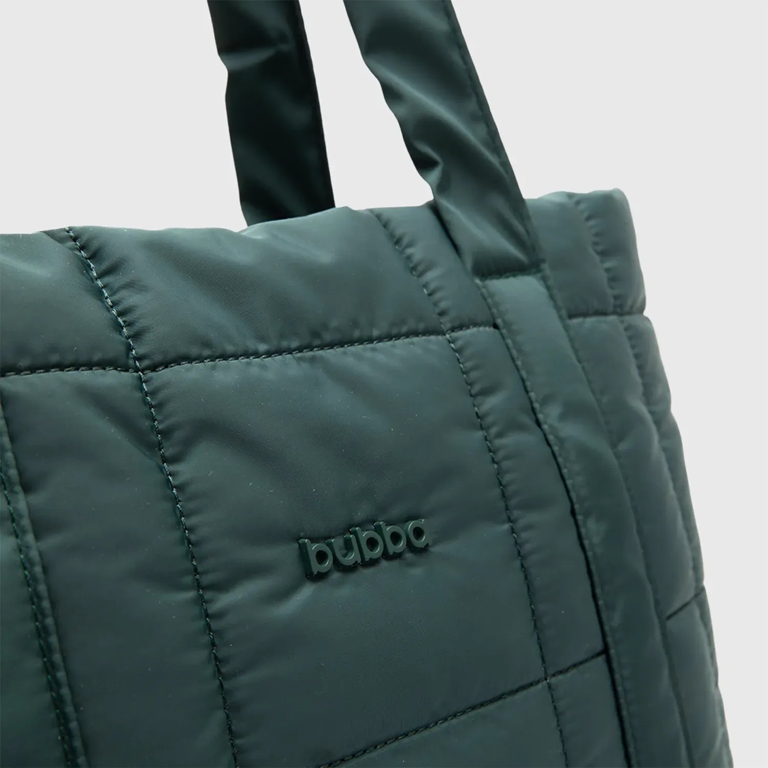 Tote Bubba Bags Mujer Puffer color verde | Platanitos