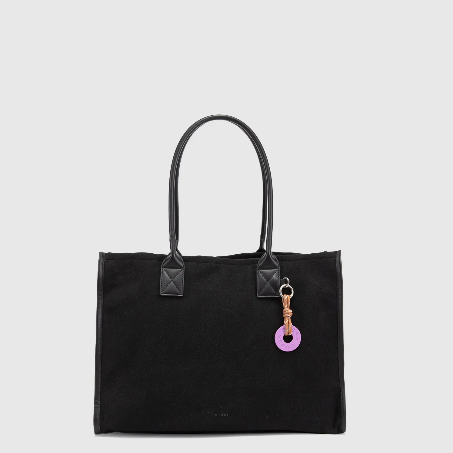 Tote Bubba Bags Mujer Suede color negro | Platanitos
