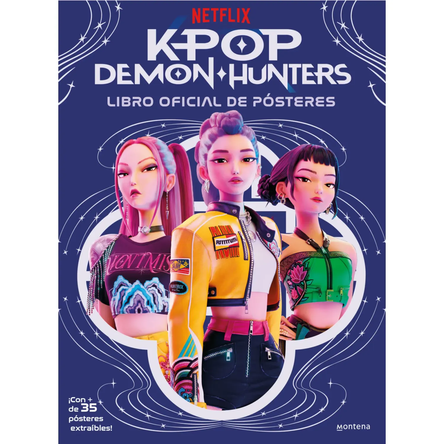 Kpop Montena Demon Hunters: Libro Oficial De Pósteres color varios | Platanitos