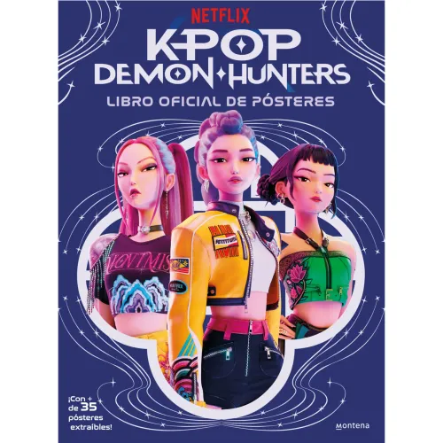 Kpop Montena Demon Hunters: Libro Oficial De Pósteres color varios | Platanitos