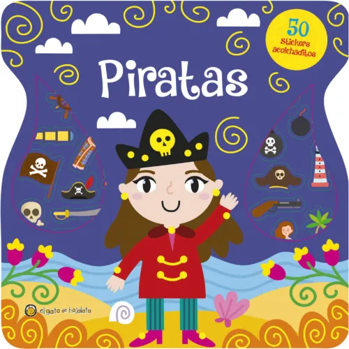 50 El Gato De Hojalata Stickers Alcolchaditos: Piratas color varios | Platanitos
