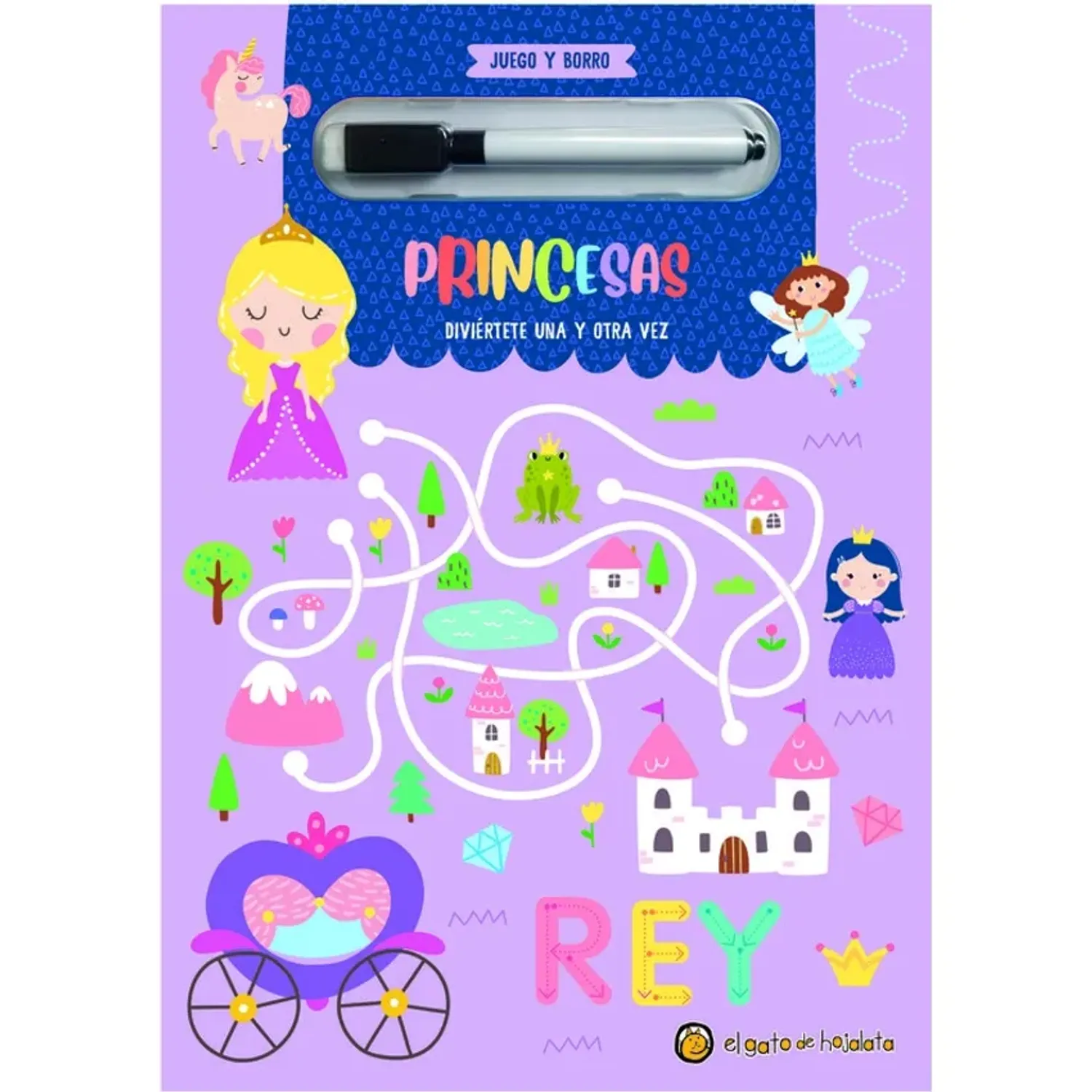 Princesas-Juega El Gato De Hojalata Y Borra color varios | Platanitos