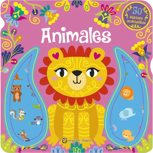 50 El Gato De Hojalata Stickers Alcolchaditos: Animales color varios | Platanitos