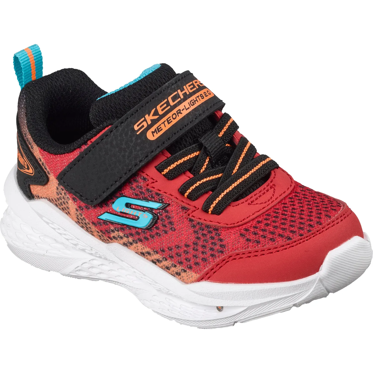 Zapatillas Skechers Urbanas Bebés Skechers Meteor-Lights 2.0 color rojo | Platanitos