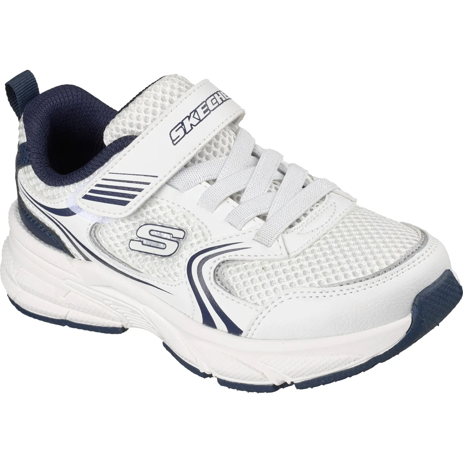 Zapatillas Skechers Urbanas Niñas Retro-Graph color blanco | Platanitos