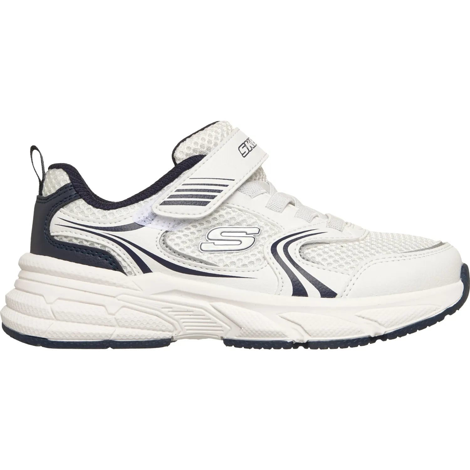 Zapatillas Skechers Urbanas Niñas Retro-Graph color blanco | Platanitos