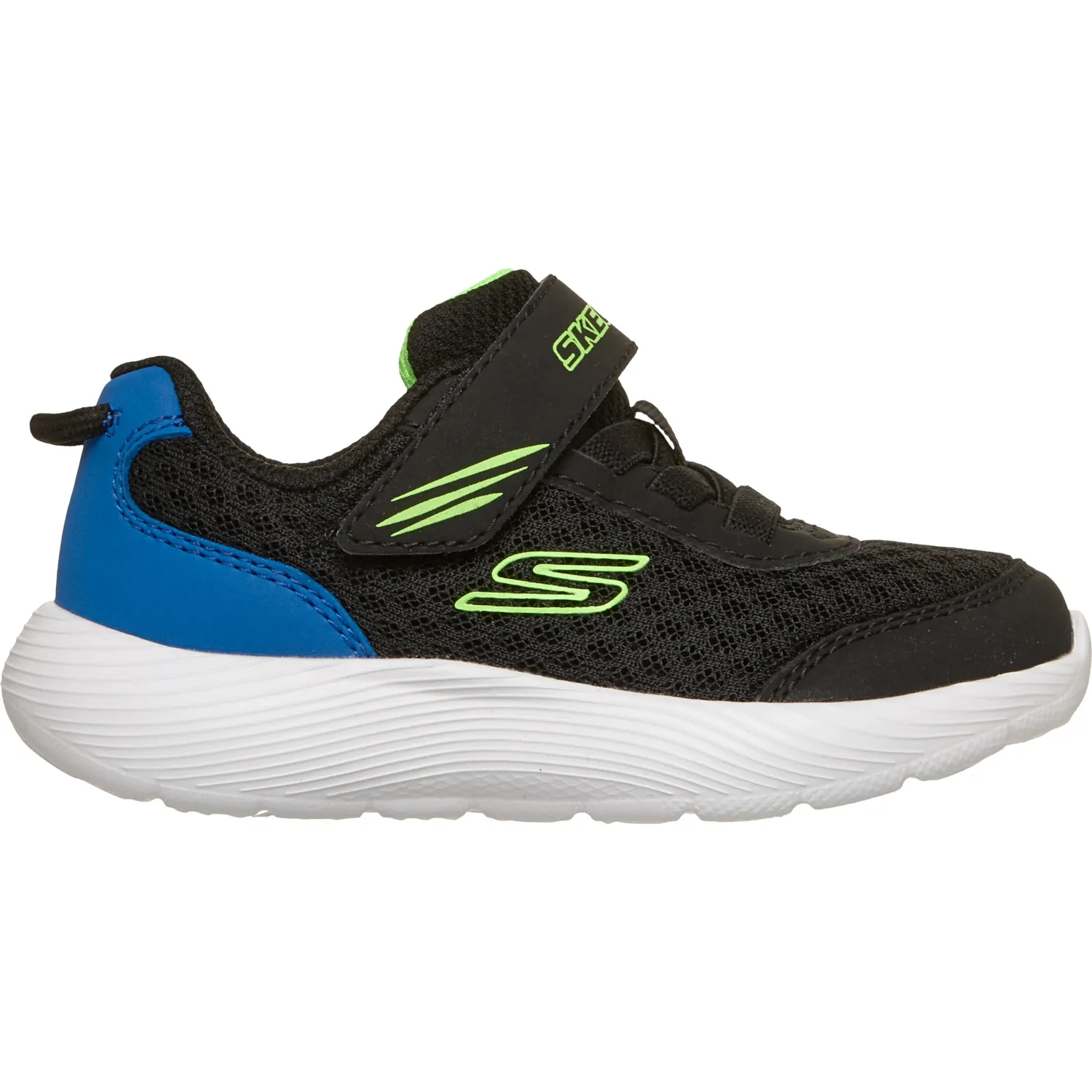 Zapatillas Skechers Urbanas Bebés Dyna-Lite color negro | Platanitos