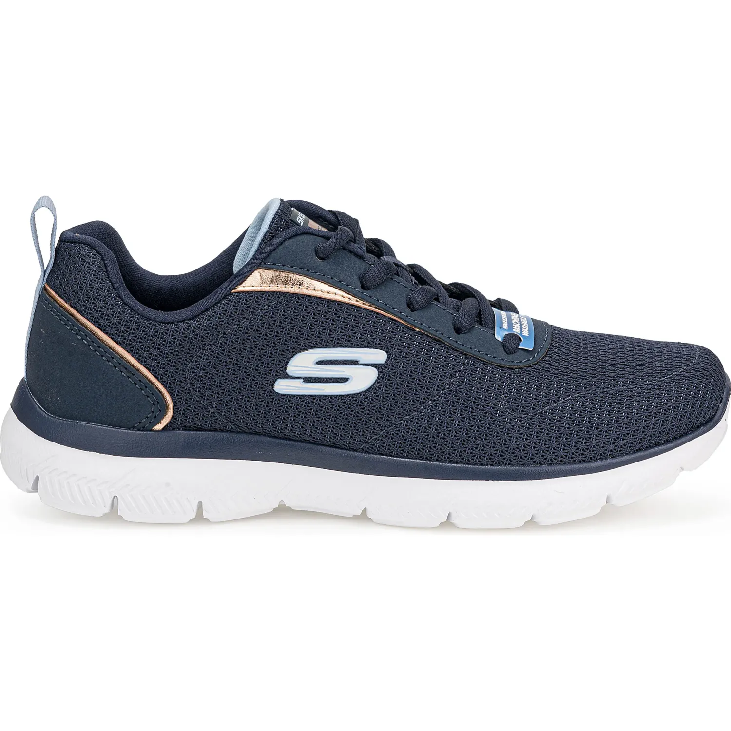 Zapatillas Skechers Urbanas Mujer Pure Genius color azul | Platanitos
