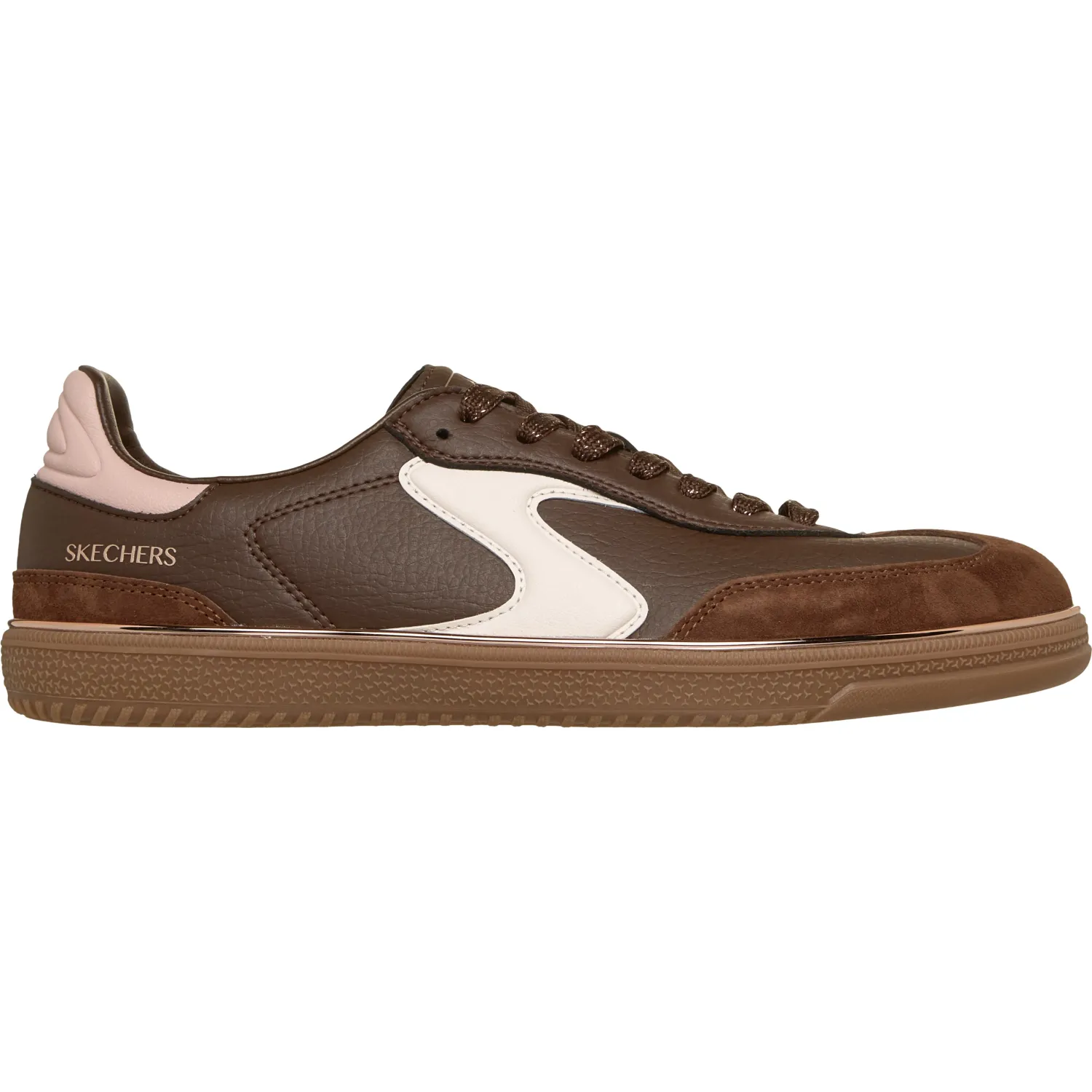 Zapatillas Skechers Urbanas Mujer Hotshot color marron | Platanitos