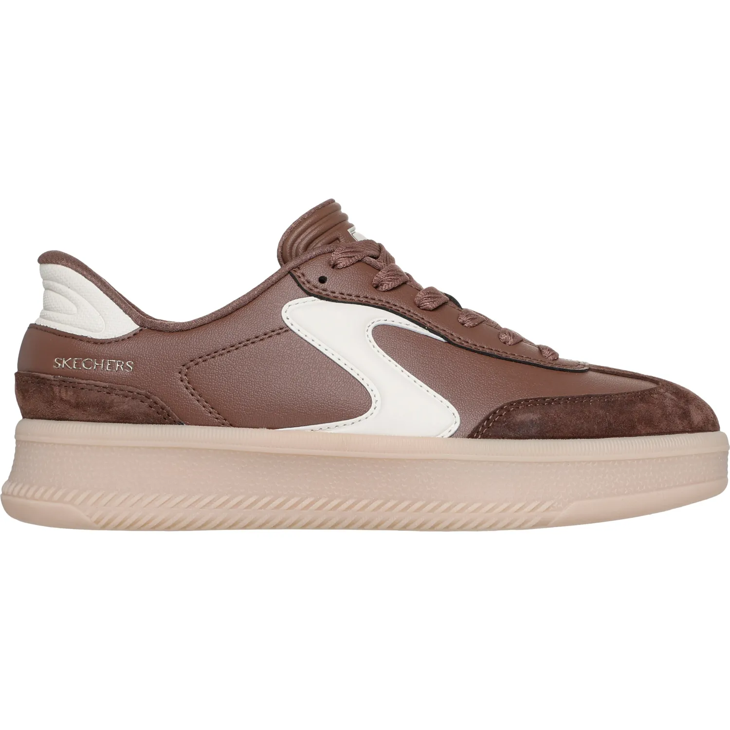Zapatillas Skechers Urbanas Mujer Hotshot Hi color marron | Platanitos