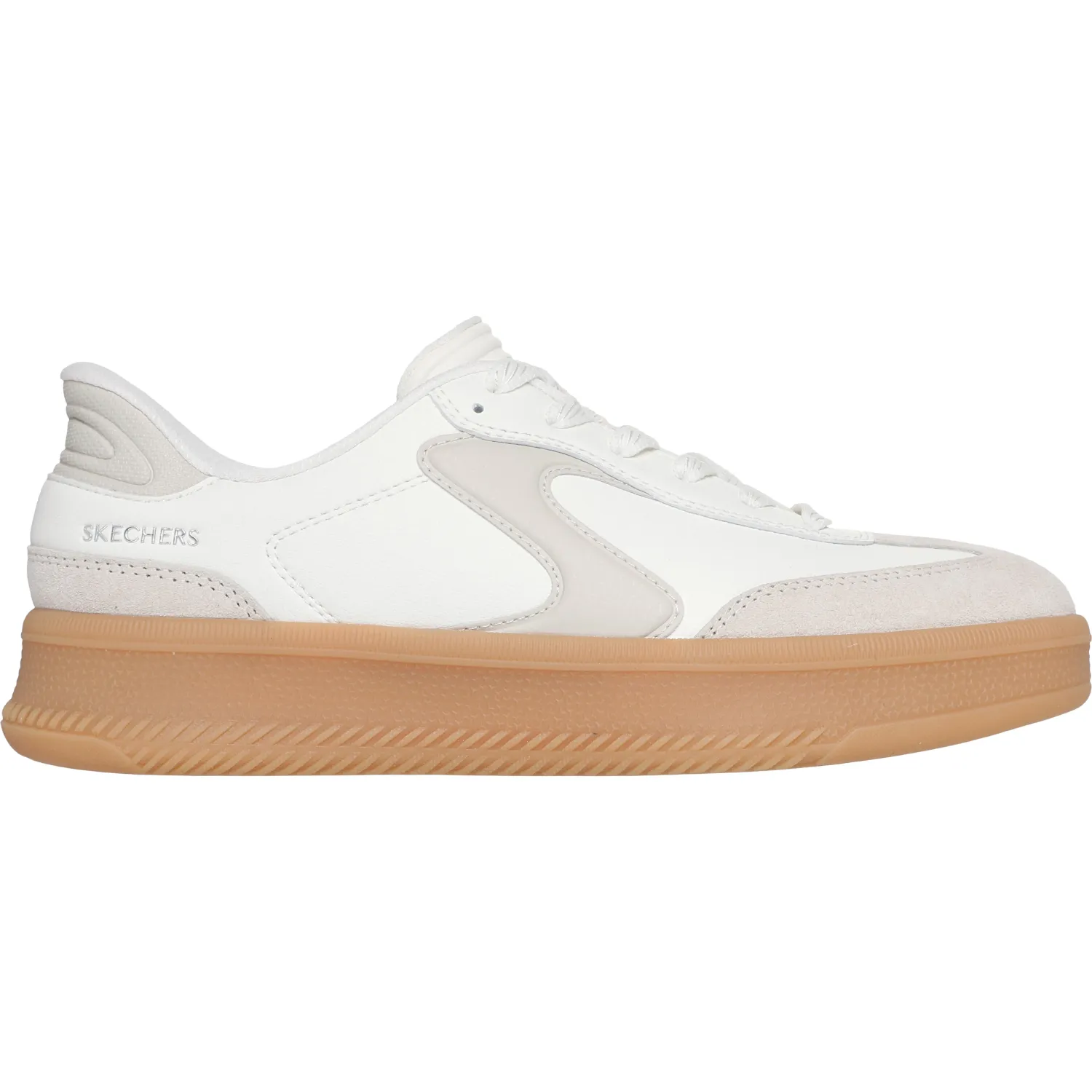 Zapatillas Skechers Urbanas Mujer Hotshot Hi color blanco | Platanitos