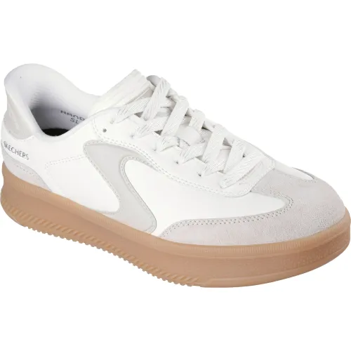 Zapatillas Skechers Urbanas Mujer Hotshot Hi color blanco | Platanitos
