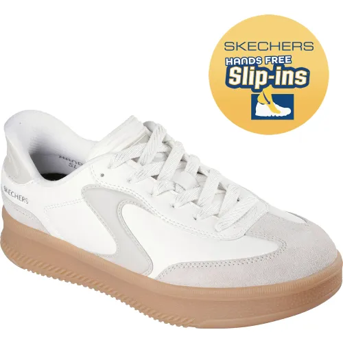 Zapatillas Skechers Urbanas Mujer Hotshot Hi color blanco | Platanitos