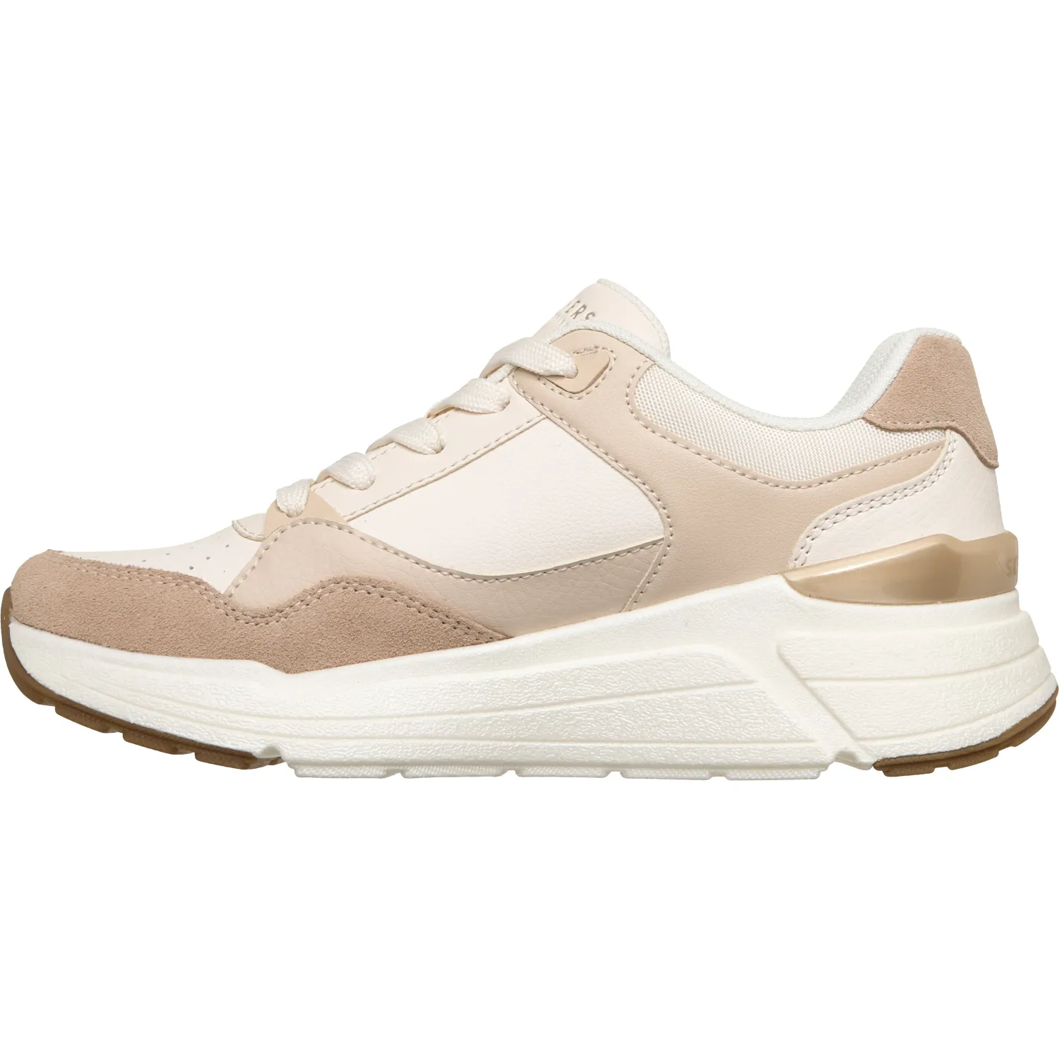 Zapatillas Skechers Urbanas Mujer Rovina Lite color blanco | Platanitos