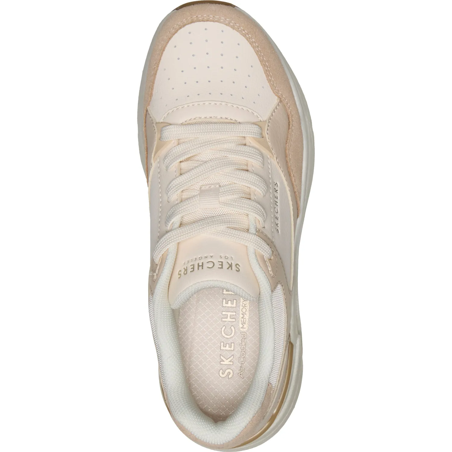 Zapatillas Skechers Urbanas Mujer Rovina Lite color blanco | Platanitos