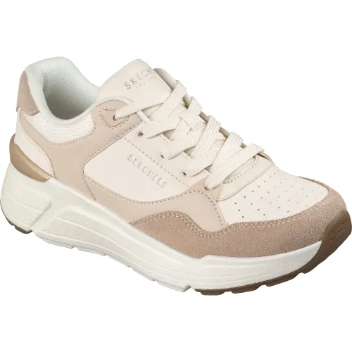 Zapatillas Skechers Urbanas Mujer Rovina Lite color blanco | Platanitos