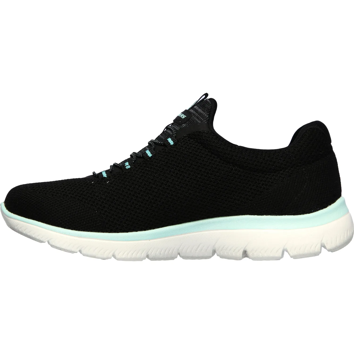 Zapatillas Skechers Urbanas Mujer Summits color negro | Platanitos