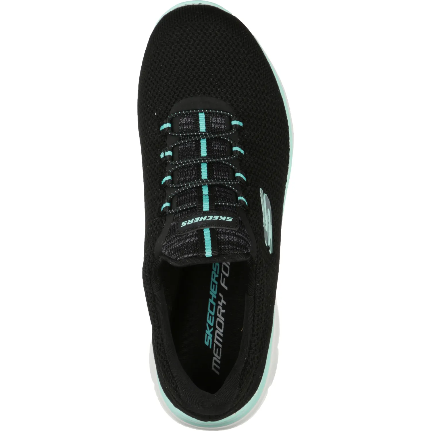 Zapatillas Skechers Urbanas Mujer Summits color negro | Platanitos