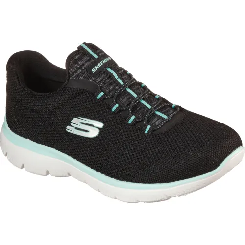 Zapatillas Skechers Urbanas Mujer Summits color negro | Platanitos