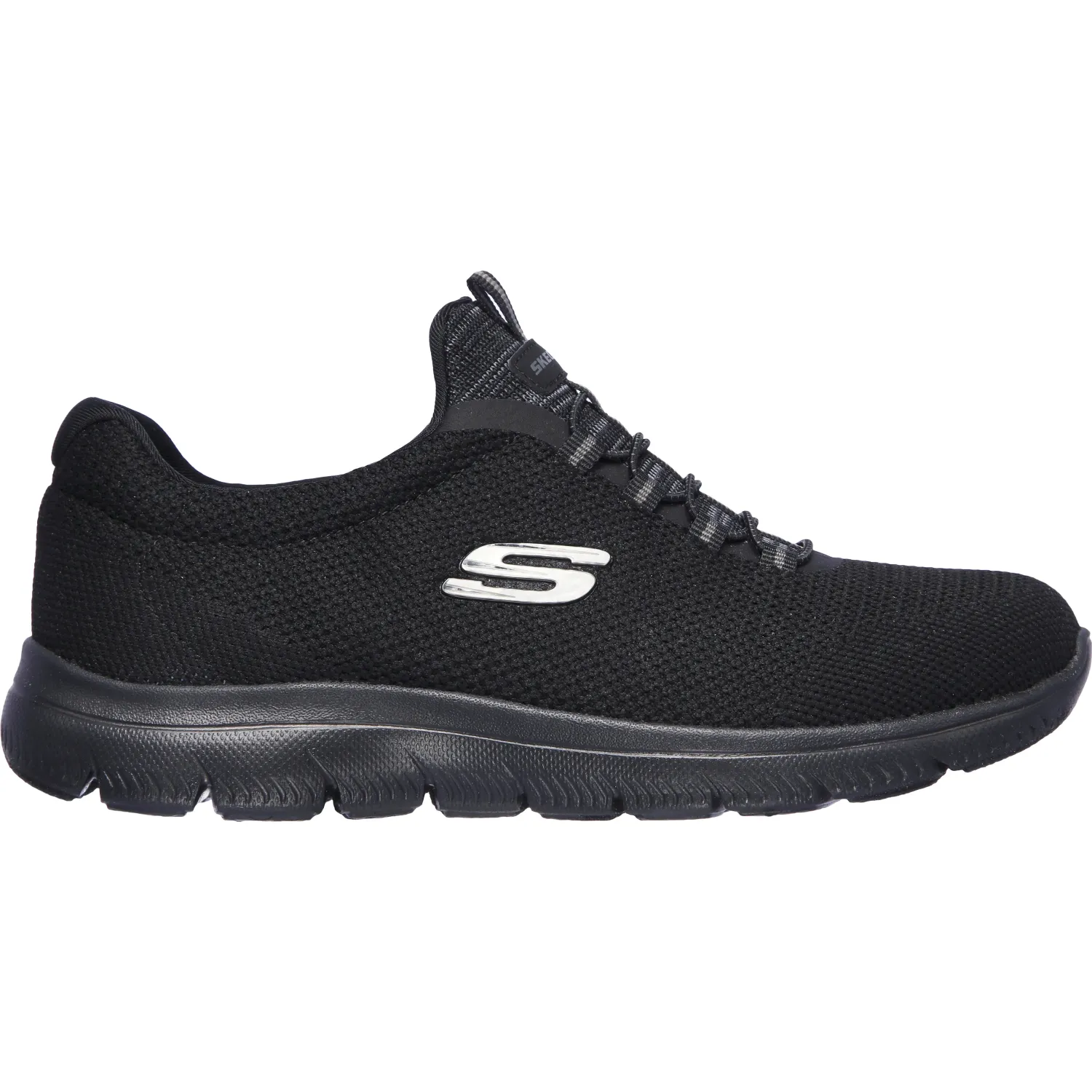Zapatillas Skechers Urbanas Mujer Summits color negro | Platanitos