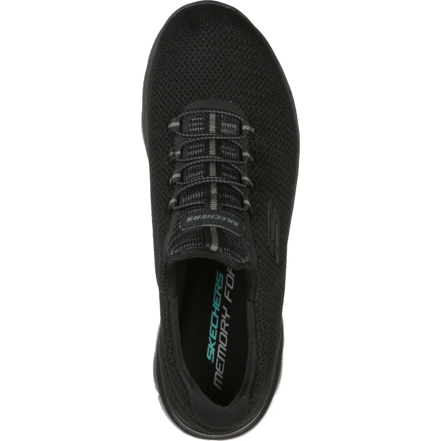 Zapatillas Skechers Urbanas Mujer Summits color negro | Platanitos